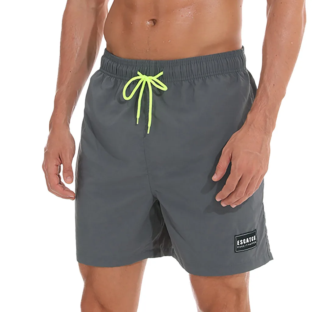 

New Men's Swimming Trunks Fitness Shorts Boxer Brief Swimwear Tight Underwear Pants Men's beach trousers Beach hot pants A30416