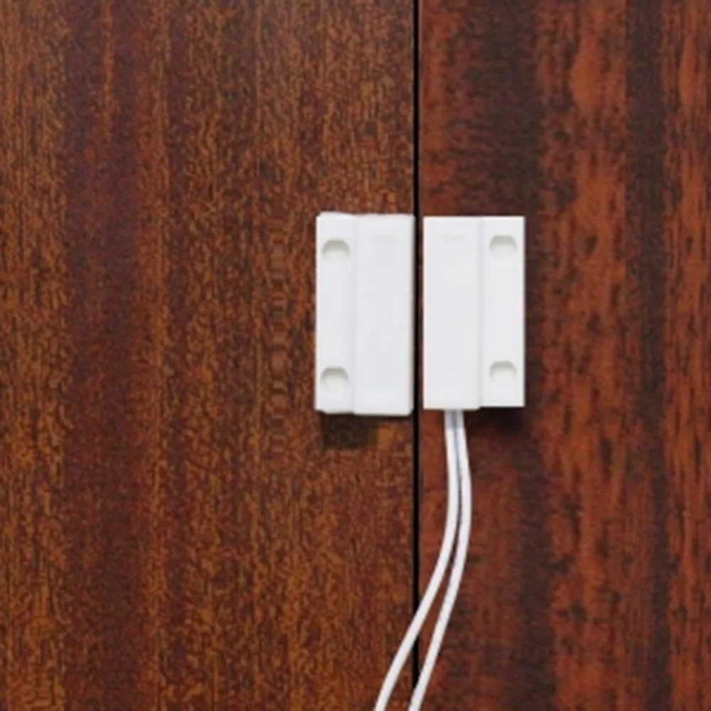 

10PCS Recessed Magnetic Window/Door Contacts Security Alarm Switch Reed Adhesive