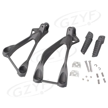 

For Kawasaki Ninja ZX6R ZX-6R Passenger Rear Footpegs Foot Pegs Footrest Brackets 2005 2006 2007 2008 Aluminum Motorcycle Part