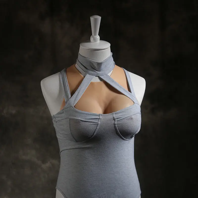Искусственная Реалистичная силиконовая грудь C Cup boob поддельная мягкий силикон