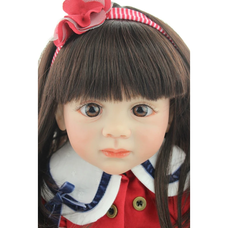

24inch 60cm Lifelike Reborn Princess Baby Dolls Babies Vinyl Body So Truly Girl Model For Toddler bebe Toy Birthday Gifts
