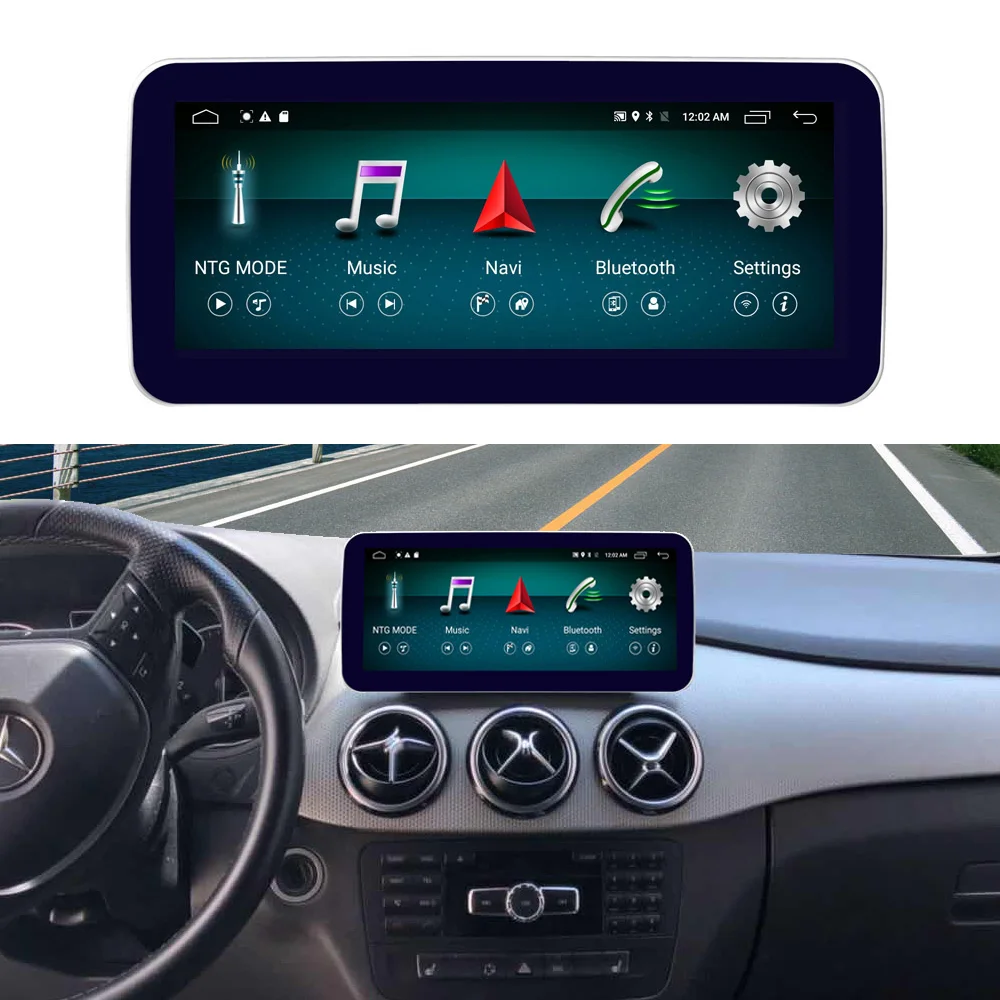 Cheap 8-Core 4+64G Car Android 10.25 inch Display for Mercedes Benz GLC X253 C253 C Class W205 Command System Upgrade Head Up Screen 2