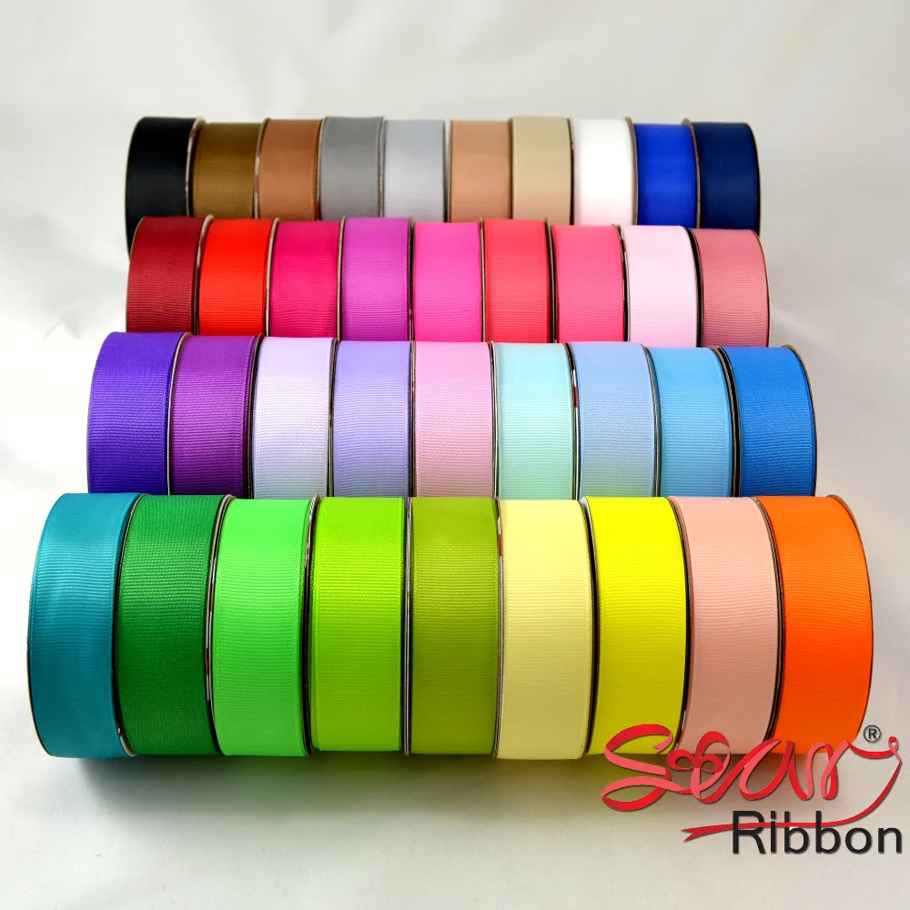 Grosgrain Ribbon 25mm Fashion design ribbons for hair bows Christmas