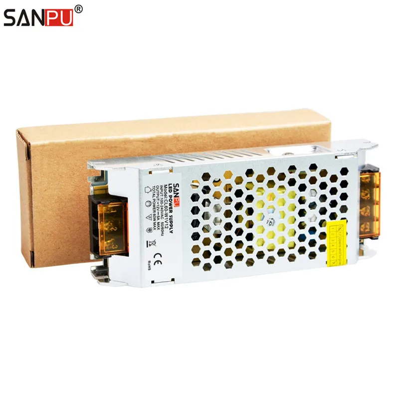Светодиодный источник питания SANPU SMPS 12 В 60 Вт 5A 100 240 в перем. Тока постоянного тока