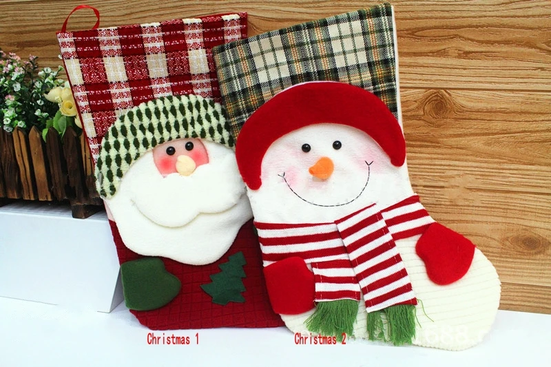 Free Shipping Cute Christmas Stockings Head Snowman Personalized Size Conversion 1mm 0 0393inch 1inch 25 4mm