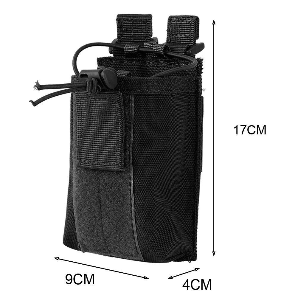 Тактический Molle Walkie-talkie Pouch Interphone Storage Bag Открытый Molle Radio Pouch для военного использования Walkie-Talkie Чехол-держатель