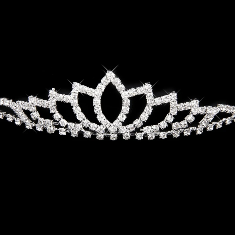Свадебная Женская повязка на голову со стразами голова в короне ювелирные изделия принцессы
