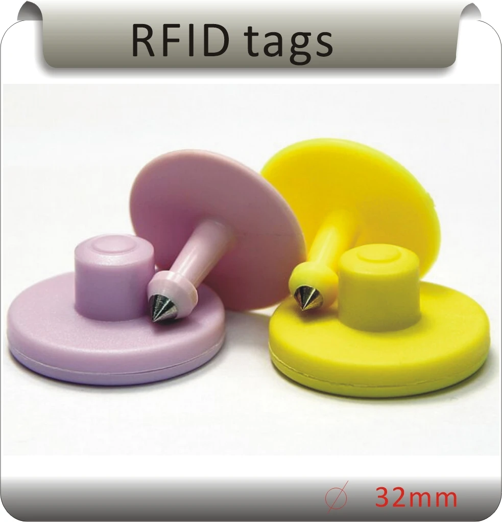 100pcs Supply of TK4100 125KHZ RFID animal ear tag electronic ear tags