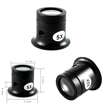 

New Arrival Eyeglass Jeweler Durable Repair Tool Glass Loupe Lens Magnifier Portable 5X Monocular Magnifying