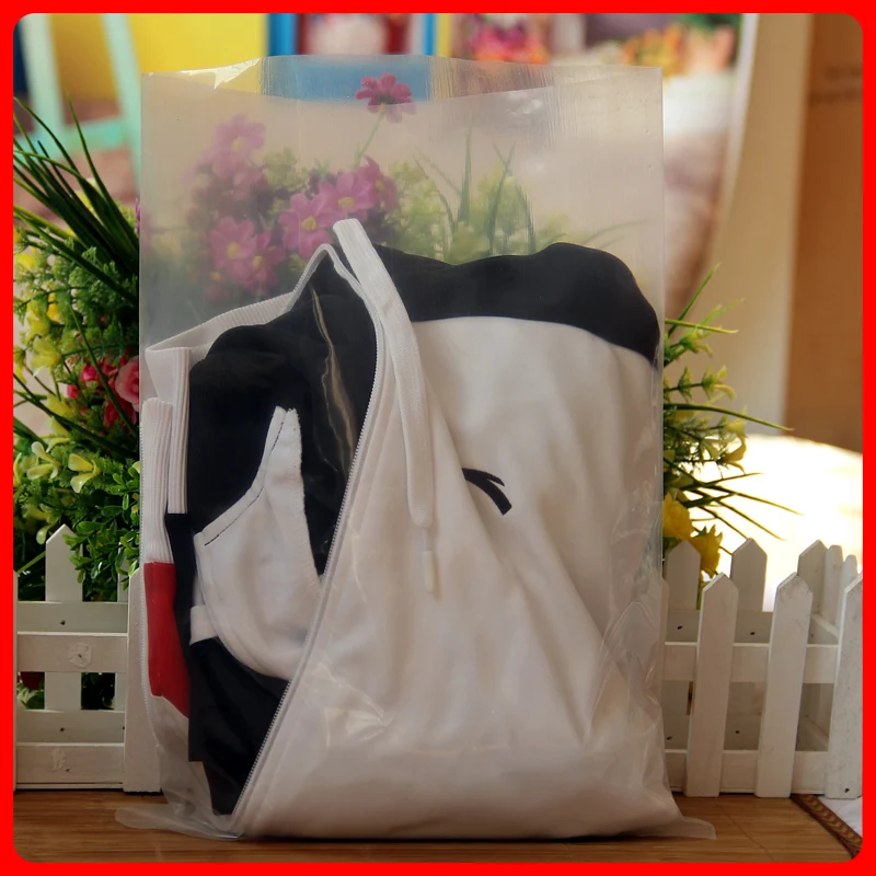 100pcs/lot 24cm*35cm*200Micron High Quality PE Clear Garment Plastic