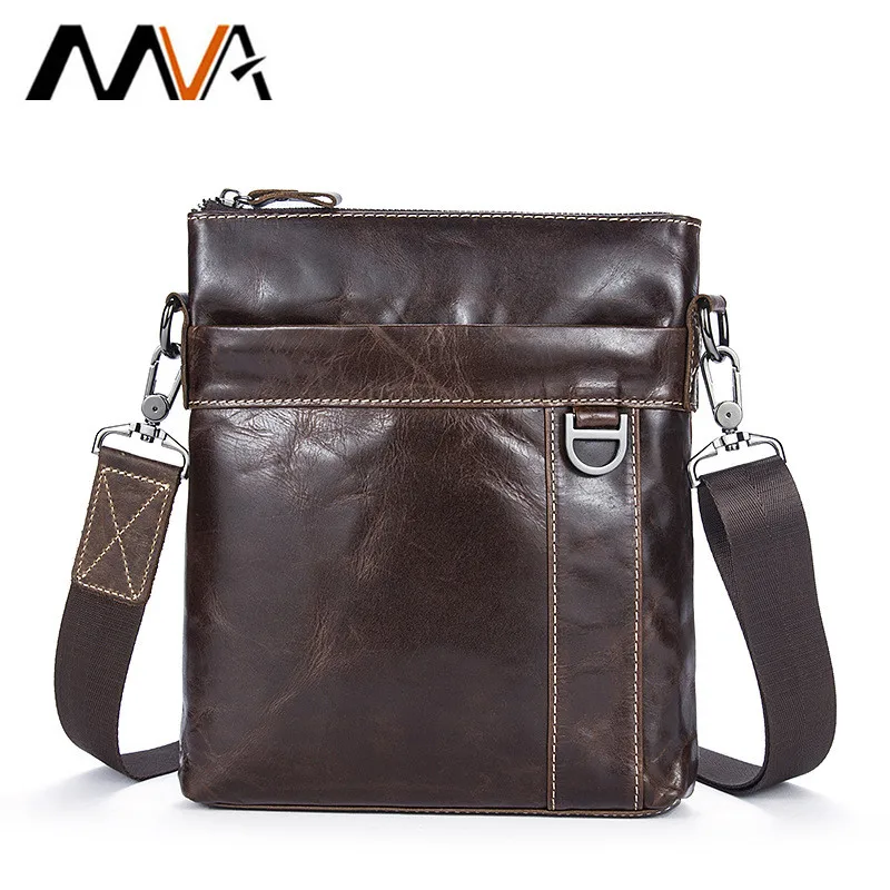MVA сумка Для мужчин кожа мужской натуральная Crossbody сумки для Повседневное
