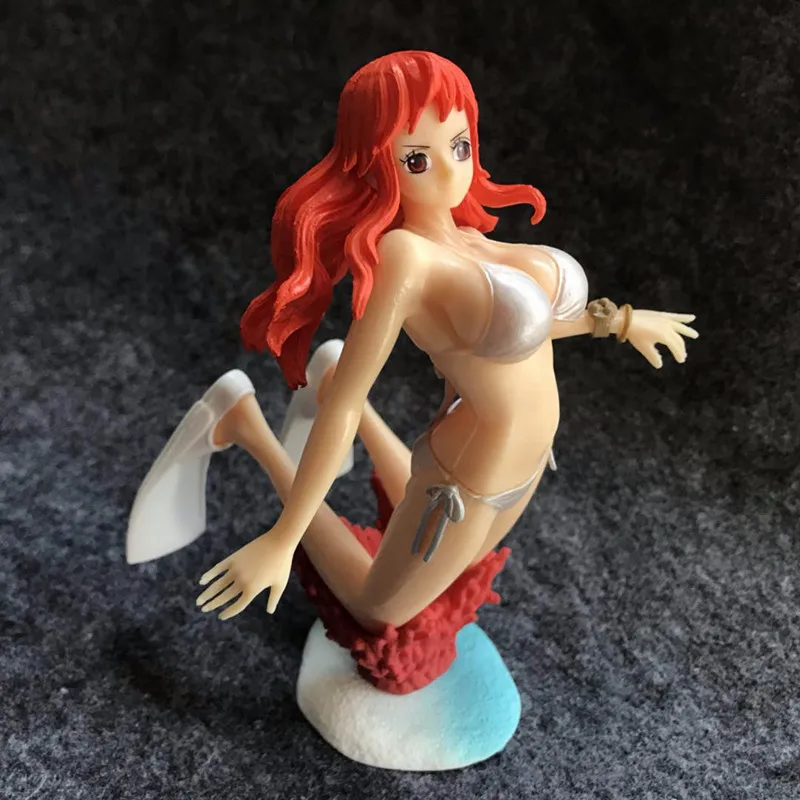 Один кусок Nami сексуальные фигурки вор Кот белый купальник для дайвинга версия