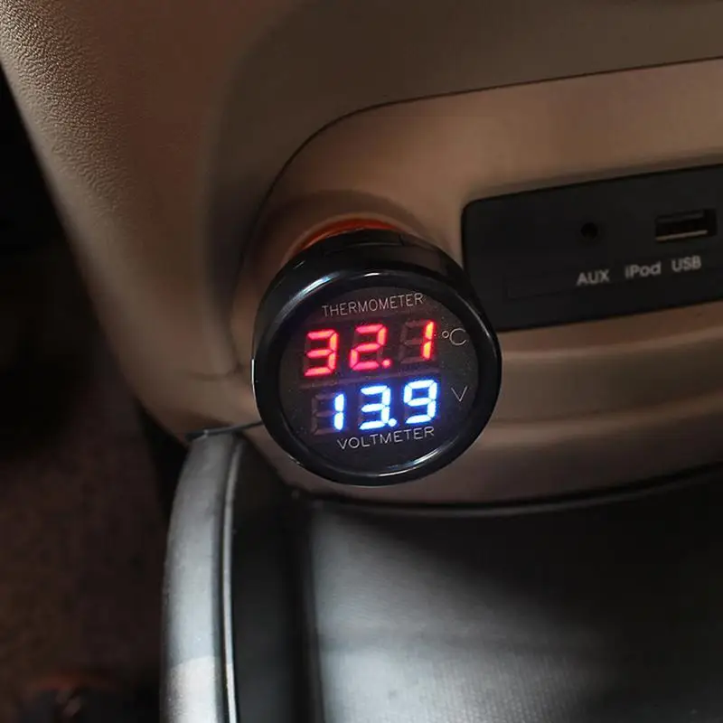 Car Charger с вольтметром
