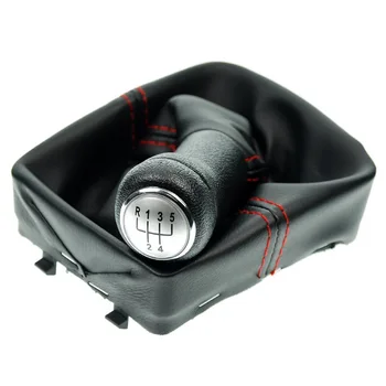 

5 Speed Transmission Shifter Lever Cover Auto Manual Car Gear Shift Knob Cover For Volkswagen Polo 9N 9N2 9N3 Year 2001-2009