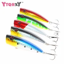 Подборка товаров для рыбалки с Aliexpress 1pcs 7cm 9g Big Popper Fishing Lure 3D Eyes Bait Wobblers iscas artificiais para pesca Crankbait.jpg 220x220 - Подборка товаров для рыбалки с Aliexpress