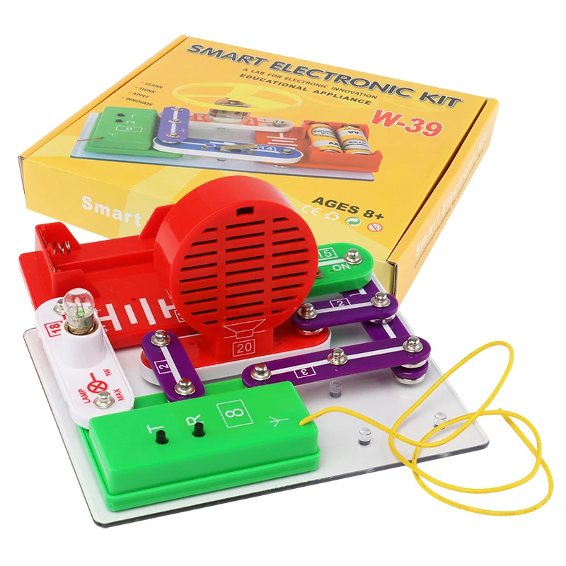

Integrated Circuit Electronic Blocks Science Education Toy Creative Physics Experiment Technology Learning Toys for Children W39
