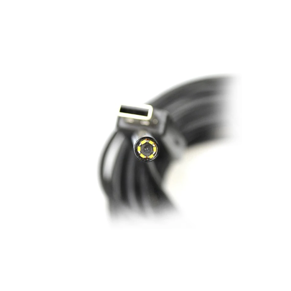 HD 2MP 6LED 9 мм USB эндоскоп инспекции мини камера Водонепроницаемый Бороскоп Змея