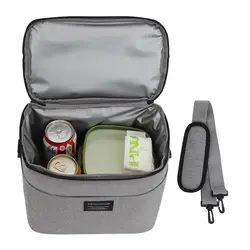 Простой обед мешок для Для женщин дети Для мужчин утепленная Водонепроницаемый Box сумка Термальность сумка-холодильник сумки для обеда