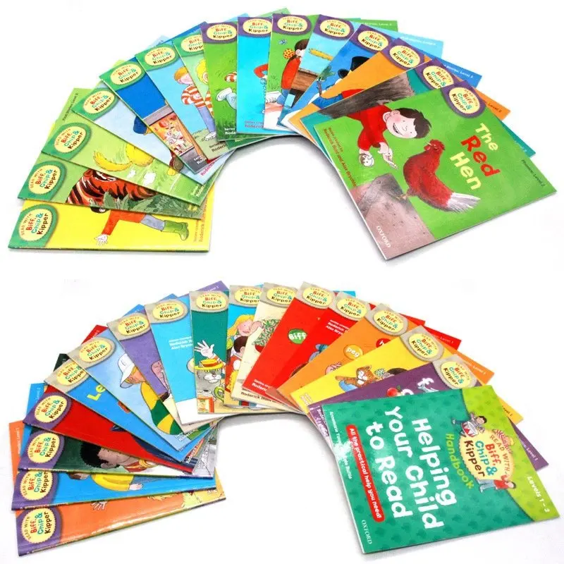 Oxford ReadingTree книга для чтения на английском языке помогает вашему ребенку читать 1-3 уровня 33 шт./компл