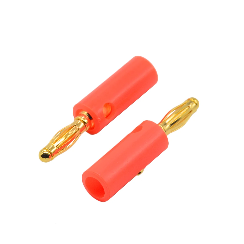 10 шт./лот аудио динамик винт банан Золотая Серебряная пластина разъемы 4 мм черный