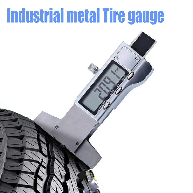 

WAY15 Digital tread depth gauge 0-25mm/0.01mm Wheel Tread Depth Gauge LCD Display Brake Gauge Caliper Measuring Tools