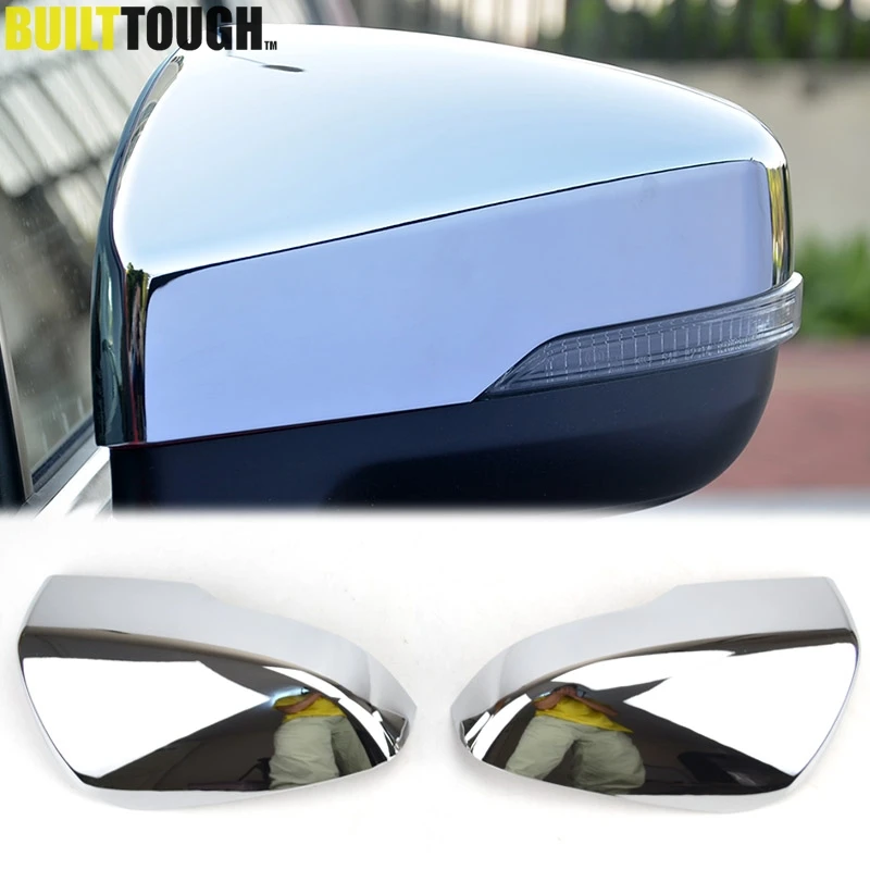 For Subaru XV Crosstrek 2018 Chrome Side Door Mirror Rearview Wing Rear