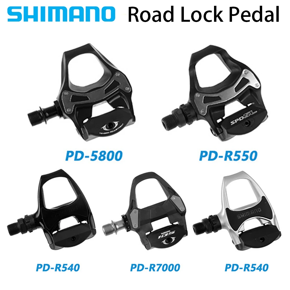 

Shimano Pedal PD R540 road bike pedal PD R550 self-locking pedal for racing bike PD 5800 PD R7000 bicycle parts with SH11