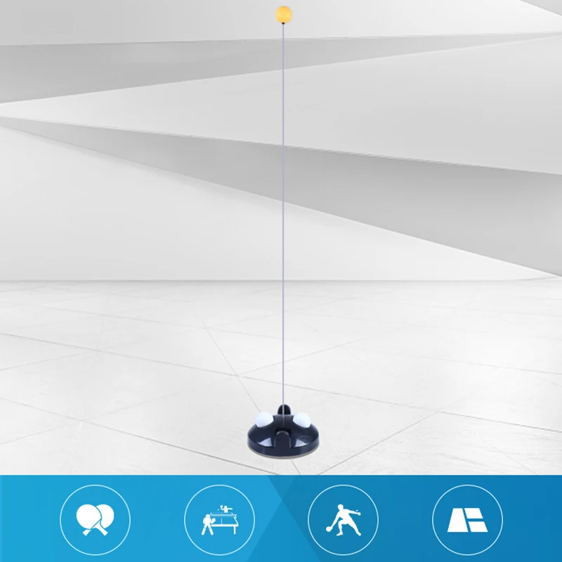 ترتد عمود مرن تنس طاولة التدريب مع مضرب ل أجيليتي تخفيف الضغط SMN88