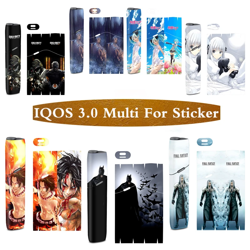 Анимационные качественные наклейки для IQOS personality waterproof scratch proof 3 Multi final fantasy