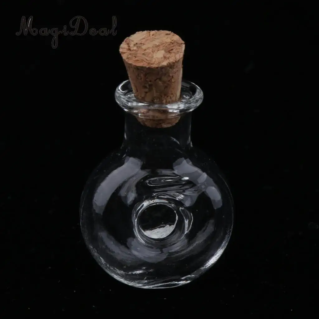 10pcs 2ml Small Glass Wishing Bottles Essential Oils Jars  Fragrance Reed Diffuser Vials DIY Decoration Tool