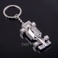 Promotional F1 racing cars keyring, carabiner keychain, men's rings, wholesale 20pcs/lot sports cars keyring free shipping