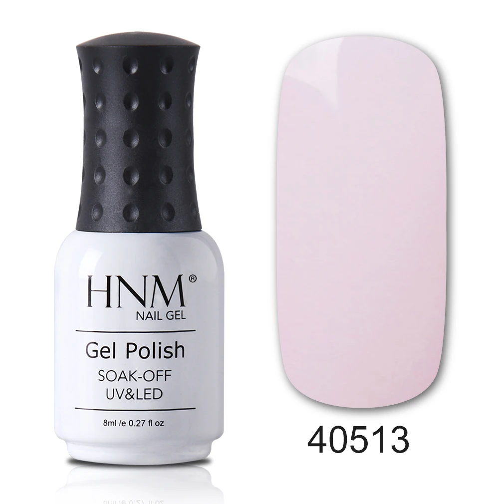 HNM 8 мл гель для ногтей телесного цвета УФ светодиодный Гель-лак для ногтей элегантный Гель-лак Полупостоянный лаковый клей Гибридный лаковый гель - Цвет: 40513