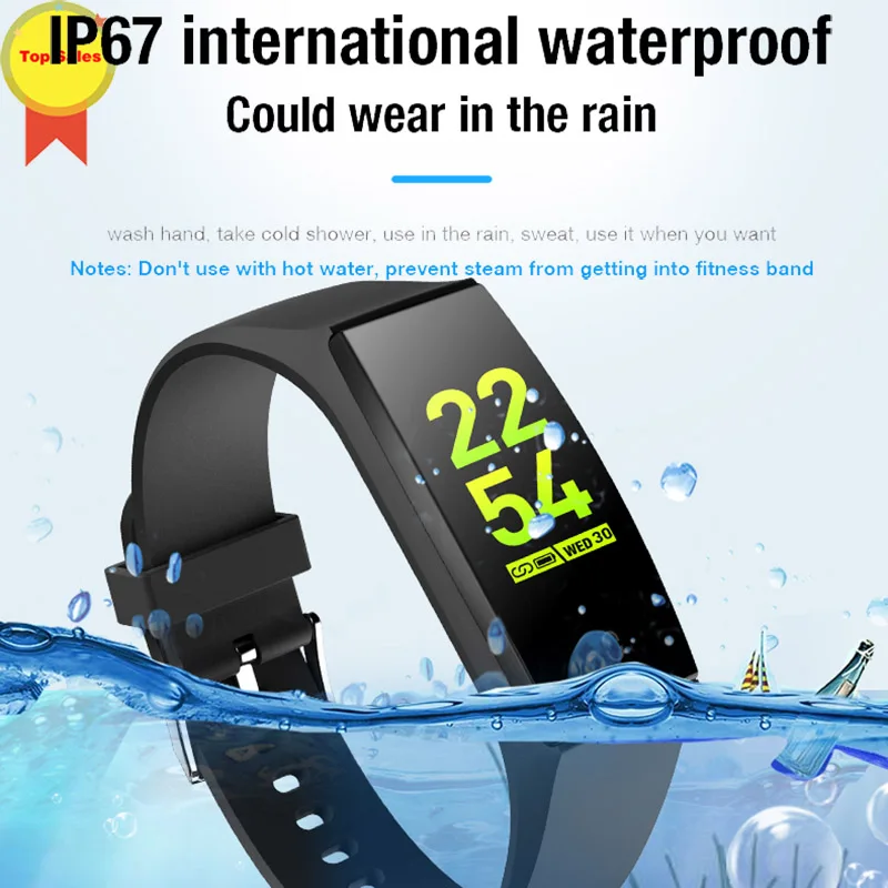 

Smart Band 2019 Color Touch Screen ip67 Waterproof band Blood Pressure Heart Rate sleep Monitor Sport female Bracelet for Mi 3 4