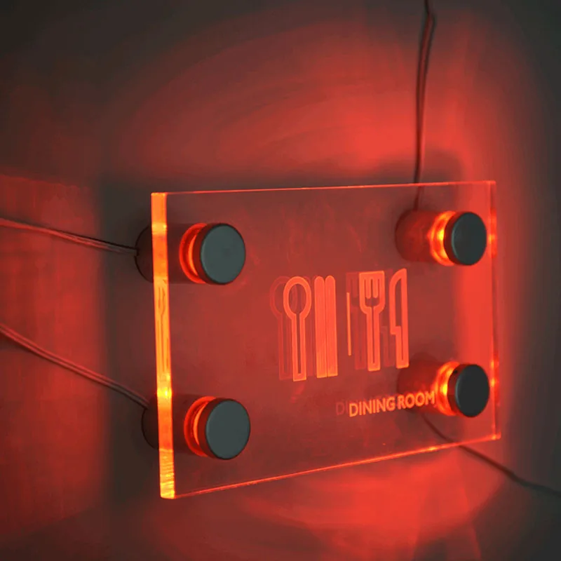 LED Wall light Illuminate Screw Standoffs steady Aluminum alloy Fastener Signage Acrylic billboard Advertising Symbol hook Nail