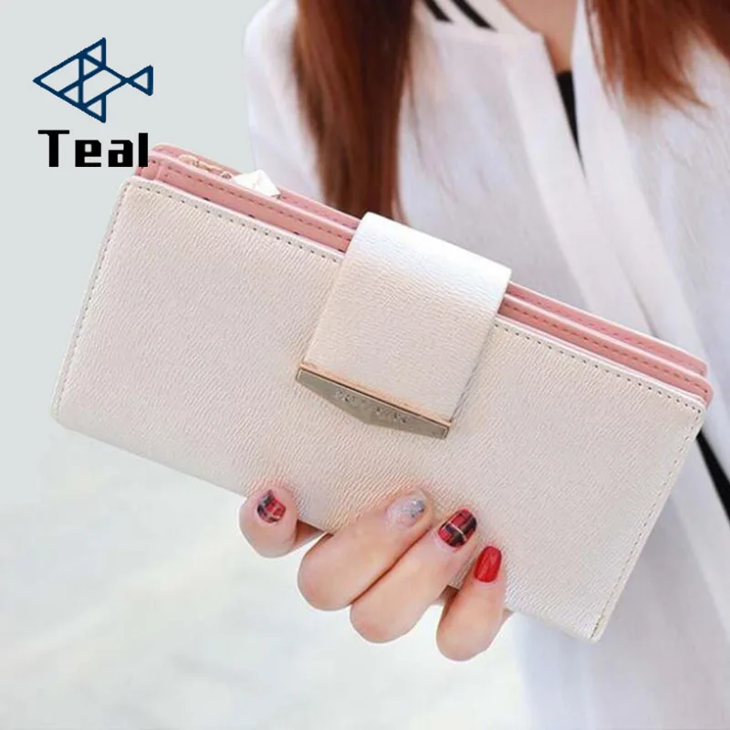 

Women Purse Long Wallet Pu Leather Women Wallet Female Card Holder Large Capacity Clutch Bag Brand Design Wallet Fashion