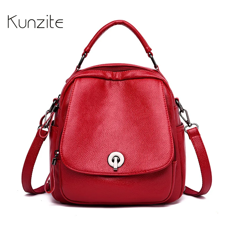 

High Quality Leather Backpack Bags for Women and Ladies Daily Casual Small Shoulder Back Pack Bags Fashion Girls Rucksack Bags