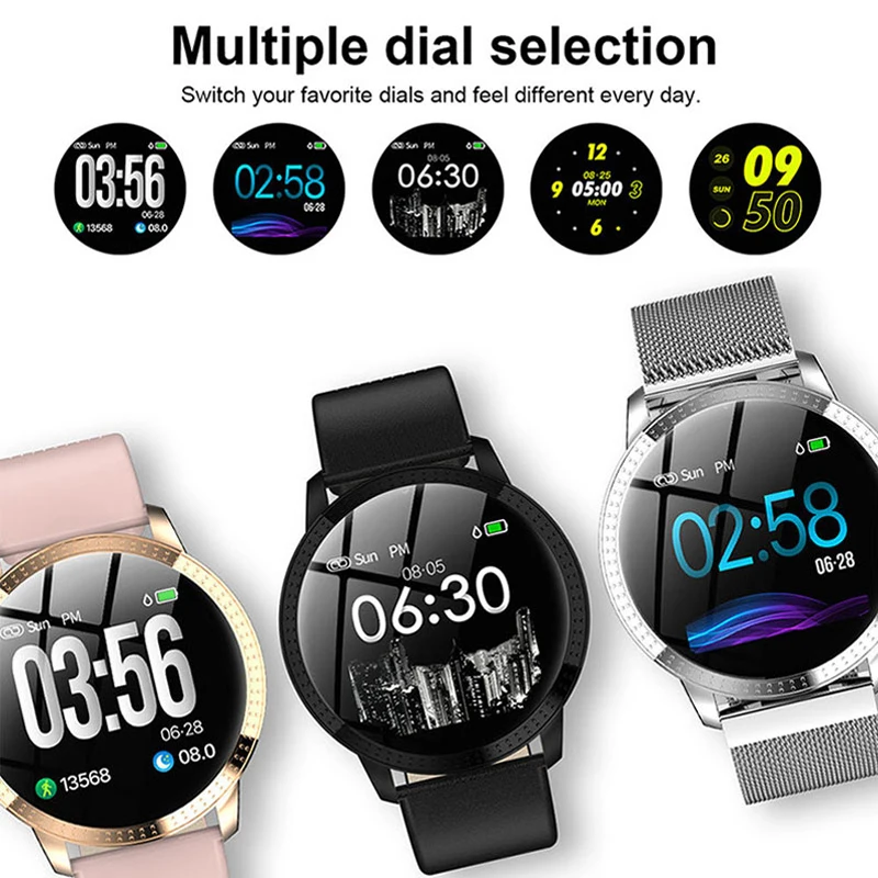 2019 New Multifunction Couple Watch Heart Rate Monitoring Smart Watch Men's Sports Watches Top Brand Woman Watch IP67 Waterproof