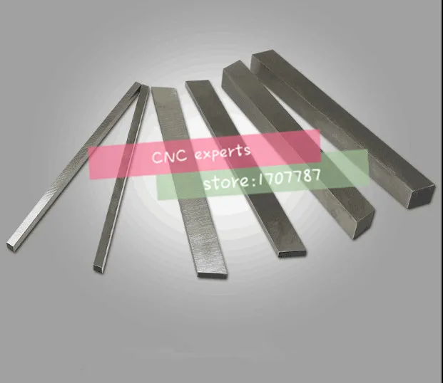 

2pcs HRC60 8*10*200mm High-speed steel Sharp steel STEEL BILLETS blade Flat HSS Turning tool DIY knife material, Lathe tool