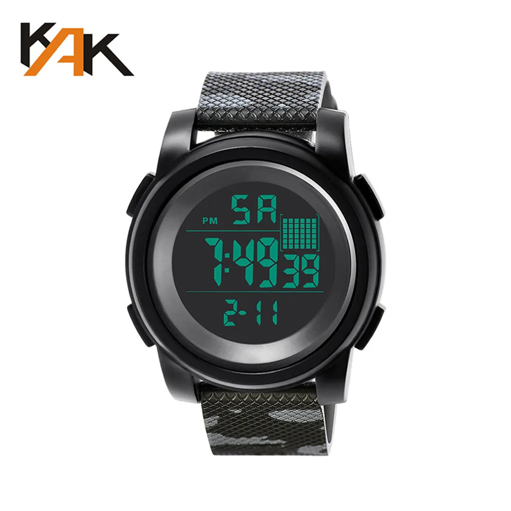 Цифровые часы Relogio, роскошные модные повседневные мужские часы, аналоговые, военные, спортивные, светодиодный, водонепроницаемые наручные часы, уличные часы A40