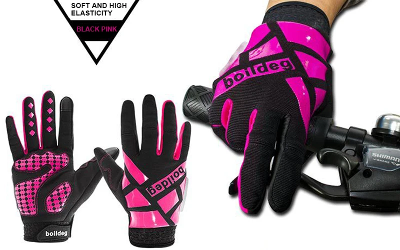 Boodun велосипедные перчатки сенсорный экран гелевые велосипедные спортивные ударостойкие перчатки для мужчин женские MTB шоссейные