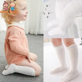 

10pairs Boys Girl Extra Thin Loose Socks Pure Cotton Soft Socks Children's Solid Ventilate Mesh Sock Suit 0-12months