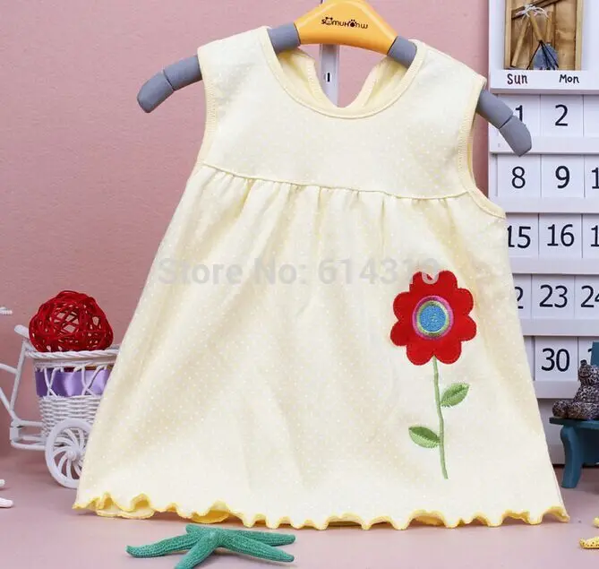 4 шт./лот Платье для маленьких девочек летнее платье для малышей 4 шт./лот Одежда для малышей брендовые Ctst0001