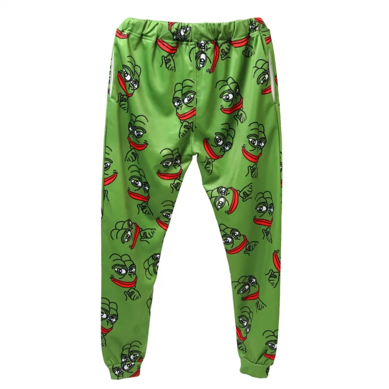 Flash Sale 3D The Frog Joggers Pants Men/Women Funny Cartoon Sweatpants 2020 New Trousers Jogger Pants Elastic Waist Pants Dropship