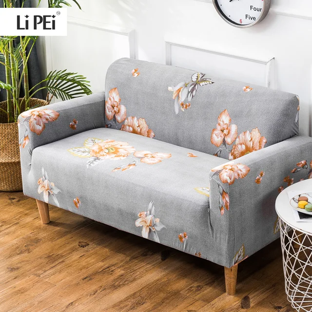 Flower Pattern Elastic Stretch Universal Sofa Covers Sectional Throw Flower Pattern Elastic Stretch Universal Sofa Covers Sectional Throw Couch Corner Cover Cases For Furniture Armchairs Home Decor