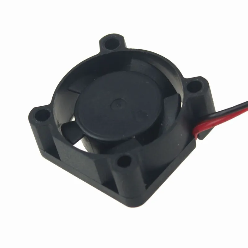 Gdstime 5 pcs 2Pin 2.0 Two Wires 25mm x 25mm x 10mm 2510 24V fan Brushless Small DC Cooling Fan 25x25mm Mini Cooler