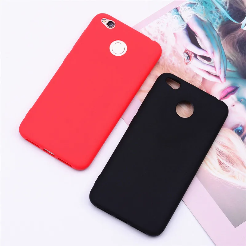 جراب هاتف Xiaomi Redmi 4X Fundas لينة غطاء سيليكون Xiaomi Redmi 4X TPU عودة حامي لينة غطاء من السيليكون ل Xiaomi Redmi 4X