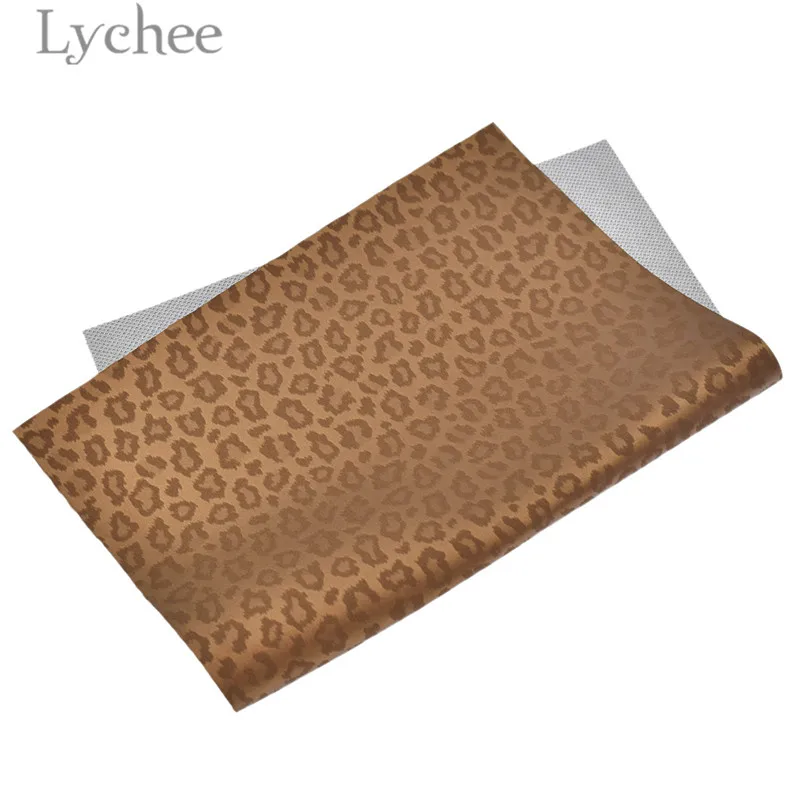 Lychee Life 29x21 см A4 леопардовая искусственная ПВХ кожаная ткань высокого качества Синтетическая Кожа DIY материал для сумок одежды - Цвет: 3