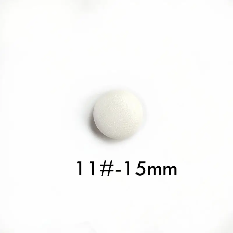 15 мм 20 искусственная кожа круглая ткань Пряжка DIY Кнопка ювелирные изделия материал домашний серьги фасоль аксессуары упаковка из 10 - Цвет: 15mm-11
