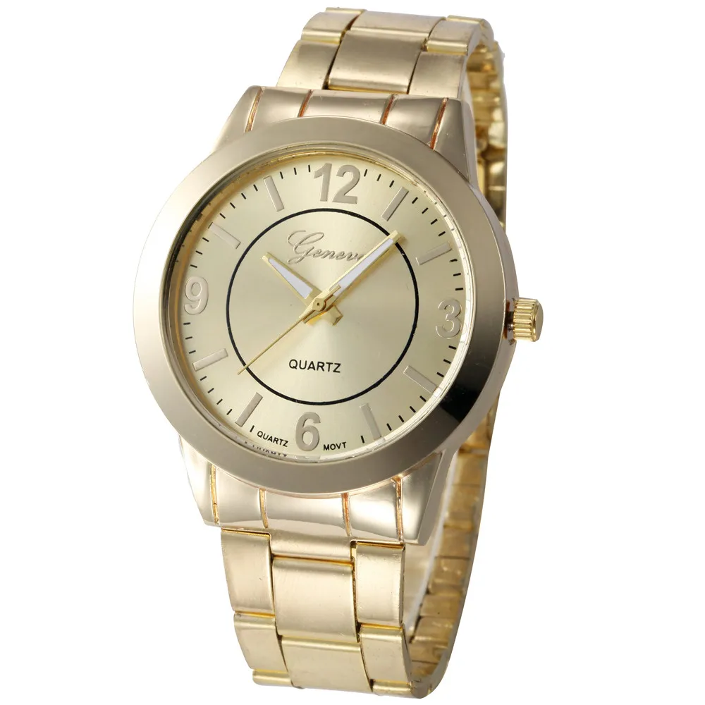 Relogio Feminino женские часы из розового цвета: золотистый Серебристый Модные браслет