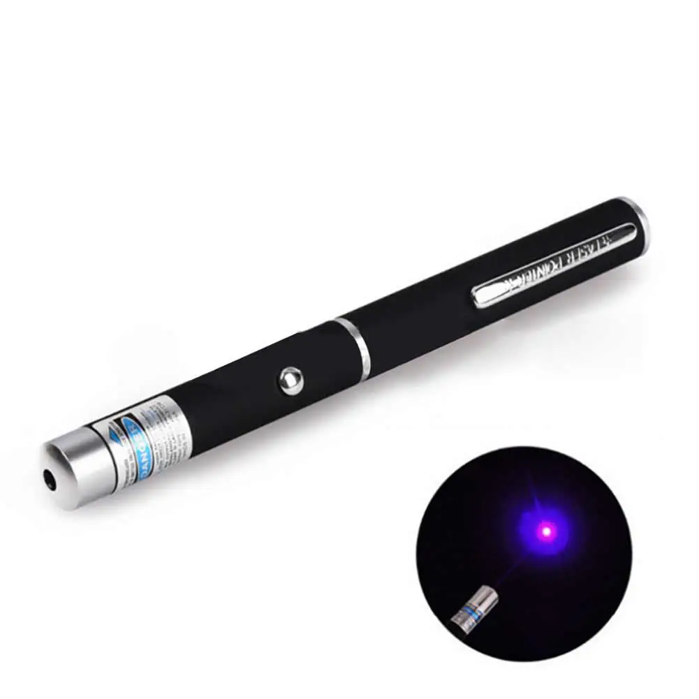 

HobbyLane 405nm 5MW Single-point Laser Pointer Pen with Blue-violet Light Teaching Light Guide Light